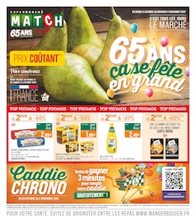 Prospectus Supermarchés Supermarchés Match en cours, 65 ANS ça se fête en grand, 24 pages, 21/10/2025 - 02/11/2025 Catalogue Supermarchés Supermarchés Match en cours à Ingwiller et alentours, 65 ANS ça se fête en grand, 24 pages, 21/10/2025 - 02/11/2025