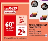 Capsules espresso dolce gusto à Auchan Supermarché dans Vron