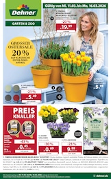 Dehner Garten-Center Prospekt: "Aktuelle Angebote", 16 Seiten, 11.03.2026 - 16.03.2026