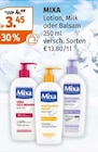 Lotion von Mixa im aktuellen Müller Prospekt