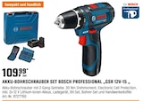 Akku-Bohrschrauber Set Bosch Professional "GSR 12V-15" Angebote von Bosch bei OBI Sankt Augustin für 109,99 €