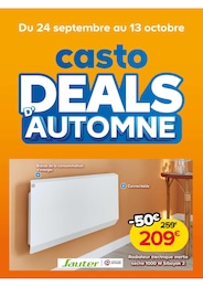 Prospectus Castorama à Franconville, "casto DEALS D'AUTOMNE", 1 page, 24/09/2025 - 13/10/2025