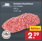 Schweine Hackfleisch im Angebot bei Netto Marken-Discount in Schwerin Schweine Hackfleisch Angebote von Gut Ponholz bei Netto Marken-Discount Schwerin für 2,29 €
