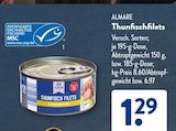 Thunfischfilets von ALMARE im aktuellen ALDI SÜD Prospekt für 1,29 €
