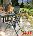 Aluminium-Klappsessel Modell „Houston“ von LIVARNO im aktuellen Lidl Prospekt für 34,99 €