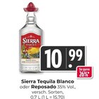Tequila Blanco im Angebot bei Hieber in Lörrach Tequila Blanco Angebote von Sierra bei Hieber Lörrach für 10,99 €