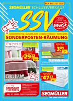 Segmüller Prospekt für München mit 16 Seiten Segmüller Prospekt für München: "Segmüller - Schlussverkauf SSV", 16 Seiten, 30.06.2020 - 13.07.2020