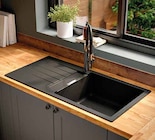 Évier à encastrer en composite quartz - GoodHome en promo chez Castorama Tourcoing à 199,90 €