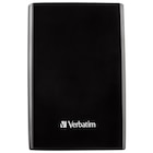 Disque Dur Ssd Slim 1To Black Verbatim en promo chez Auchan Hypermarché Toulon à 74,99 €