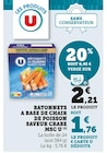 Batonnets à base de chair de poisson saveur crabe MSC - U dans le catalogue Super U