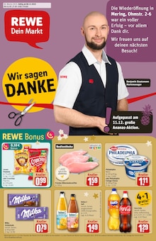 Aktueller REWE Prospekt "Dein Markt" für Mering Aktueller REWE Prospekt für Mering mit Seiten
