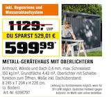 Metall-Gerätehaus bei OBI im Zehdenick Prospekt für 599,99 €
