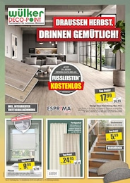 Wülker Deco-Point Prospekt "DRAUSSEN HERBST, DRINNEN GEMÜTLICH!" für Herford, 16 Seiten, 26.09.2026 - 24.10.2026