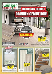 Wülker Deco-Point Prospekt der KW 42 "DRAUSSEN HERBST, DRINNEN GEMÜTLICH!" Aktueller Wülker Deco-Point Prospekt "DRAUSSEN HERBST, DRINNEN GEMÜTLICH!" Seite 1 von 16 Seiten