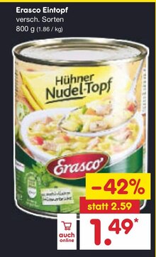 Eintopf bei Netto Marken-Discount in Mülheim Eintopf im Angebot bei Netto Marken-Discount Mülheim für 1,49 €
