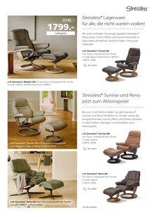 Sitzmöbel im Segmüller Prospekt "Stressless - A place that moves you" mit 8 Seiten (Heilbronn)