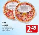 Pizza Lorenzo Angebote bei famila Nordost Falkensee für 2,49 €