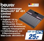 Diagnosewaage Bluetooth BF 451 Limited Edition im Angebot bei expert in Recklinghausen Diagnosewaage Bluetooth BF 451 Limited Edition Angebote von beurer bei expert Recklinghausen für 25,00 €