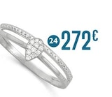 bague diamants à 272,00 € dans le catalogue E.Leclerc