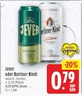 Jever im Angebot bei E center in Falkensee Jever Angebote bei E center Falkensee für 0,79 €