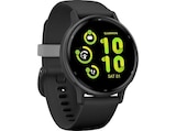 VIVOACTIVE® 5 MUSIC Smartwatch faserverstärktes Polymer Silikon, 20mm, Schwarz/Schiefergrau von GARMIN im aktuellen MediaMarkt Saturn Prospekt für 199,00 €