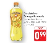 Orangenlimonade Angebote von Gerolsteiner bei E center Bad Homburg für 0,99 €
