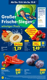Paprika im Lidl Prospekt Paprika im Lidl Prospekt "LIDL LOHNT SICH" auf Seite 60