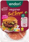 Veggie Best Burger im REWE Prospekt Veggie Best Burger von Endori im aktuellen REWE Prospekt für 2,49 €