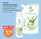 Senses Duschgel von Frosch im aktuellen V-Markt Prospekt für 1,79 €