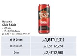 Club & Cola Angebote von Havana bei Metro Buchholz für 2,01 €