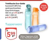 Trinkflasche Eco+ Bottle Angebote von Tupperware bei GLOBUS Bruchsal für 5,99 €