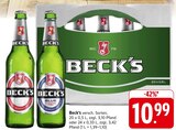 Beck's versch. Sorten Angebote von Beck's bei EDEKA Friedrichshafen für 10,99 €