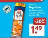 Doppelkeks von Biscotto für 1,49 € bei ALDI SÜD im Angebot Doppelkeks von Biscotto im aktuellen ALDI SÜD Prospekt
