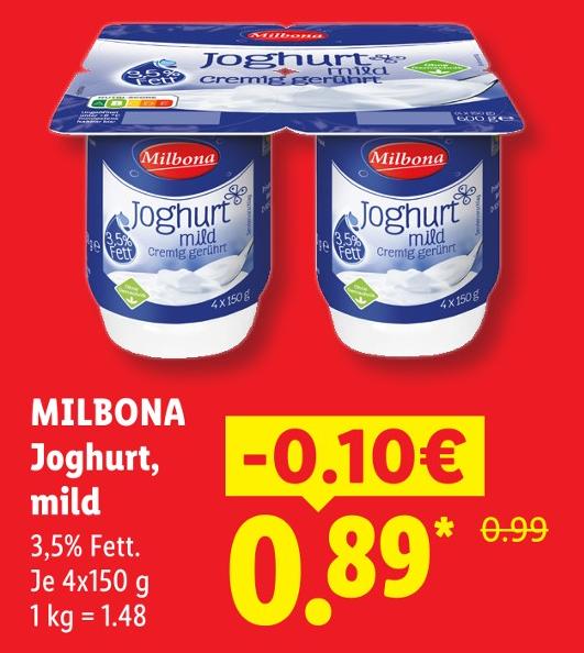 Joghurt, mild