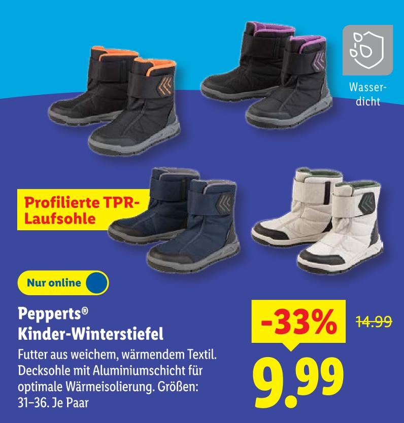 Kinder-Winterstiefel