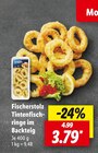 Aktuelles Tintenfischringe im Backteig Angebot bei Lidl in Rostock ab 3,79 €