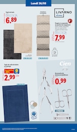 Prix et réduction Tapis Salle De Bain dans le prospectus Lidl en cours Offre Tapis Salle De Bain dans le catalogue Lidl du moment à la page 71