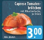 Caprese Tomatenbrötchen mit Räucherlachs Angebote bei E center Gladbeck für 3,00 €