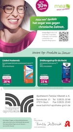 mea - meine apotheke Apotheken Prospekt der aktuellen Woche mit 4 Seiten, gültig von 01.01.2026 bis 31.01.2026, in Weeze und Umgebung Aktueller mea - meine apotheke Apotheken Prospekt in Weeze und Umgebung, "Unsere Januar-Angebote" mit 4 Seiten, 01.01.2026 - 31.01.2026