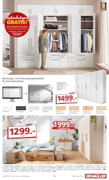 Schrank im Segmüller Prospekt "Maßanfertigung gratis!" auf Seite 11