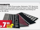FUSSMATTE Angebote bei E center Neu-Ulm für 7,99 €