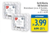 100 Teelichte Angebote von Gut & Günstig bei diska Dresden für 3,99 €