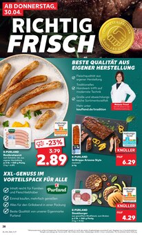 Steak im Kaufland Prospekt "Aktuelle Angebote" mit 62 Seiten (Jena)
