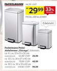 PedalAbfalleimer „Chicago“ Angebote von Fackelmann bei XXXLutz Möbelhäuser Grevenbroich für 29,99 €