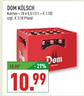 Aktuelle Kölsch Angebote bei Marktkauf in Köln Aktuelles Dom Kölsch Angebot bei Marktkauf in Köln ab 10,99 €