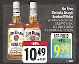 Kentucky Straight Bourbon Whiskey Angebote von Jim Beam bei E center Jena für 9,99 €