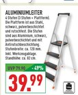 ALUMINIUMLEITER im Angebot bei Marktkauf in Neuss ALUMINIUMLEITER Angebote bei Marktkauf Neuss für 39,99 €