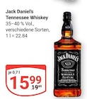 Tennessee Whiskey Angebote von Jack Daniel's bei GLOBUS Erfurt für 15,99 €