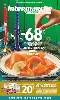 Catalogue Intermarché Contact de la semaine "Intermarché" avec 16 pages, valide du 02/12/2025 au 14/12/2025 pour Anduze et alentours Prospectus Intermarché Contact de la semaine "Intermarché" avec 16 pages, valide du 02/12/2025 au 14/12/2025 pour Anduze et alentours