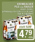 Pils Angebote von Krombacher bei EDEKA Haltern am See für 4,79 €